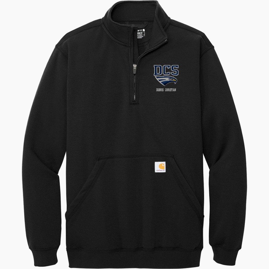 DUBOIS CHRISTIAN SCHOOLS EAGLES Carhartt Men's Midweight 1/4-Zip Mock Neck Sweatshirt
