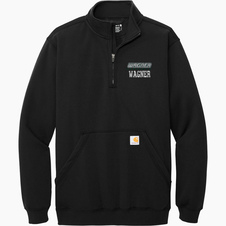 Wagner Seahawks official sideline store <span class="pdp-name-mascot">Wagner Seahawks</span> Carhartt Men's Midweight 1/4-Zip Mock Neck Sweatshirt