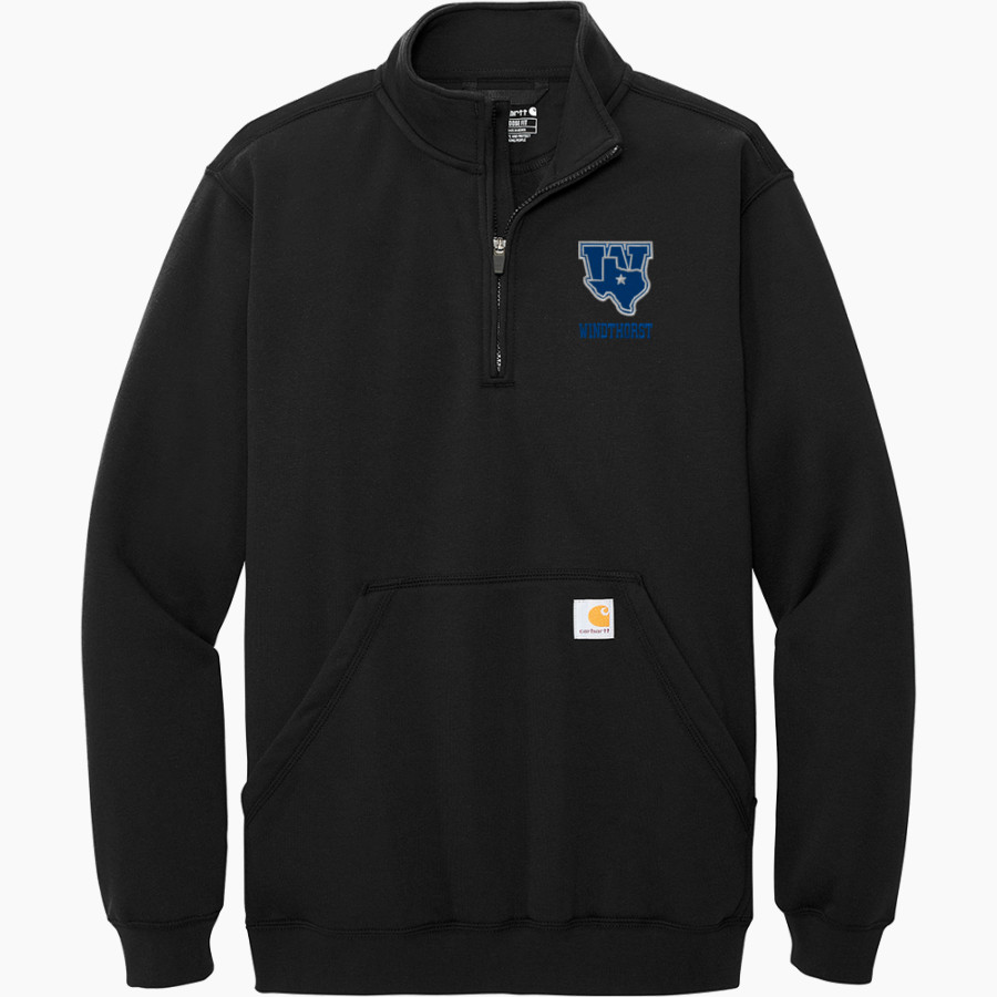 WINDTHORST HIGH SCHOOL TROJANS <span class="pdp-name-mascot">WINDTHORST TROJANS</span> Carhartt Men's Midweight 1/4-Zip Mock Neck Sweatshirt