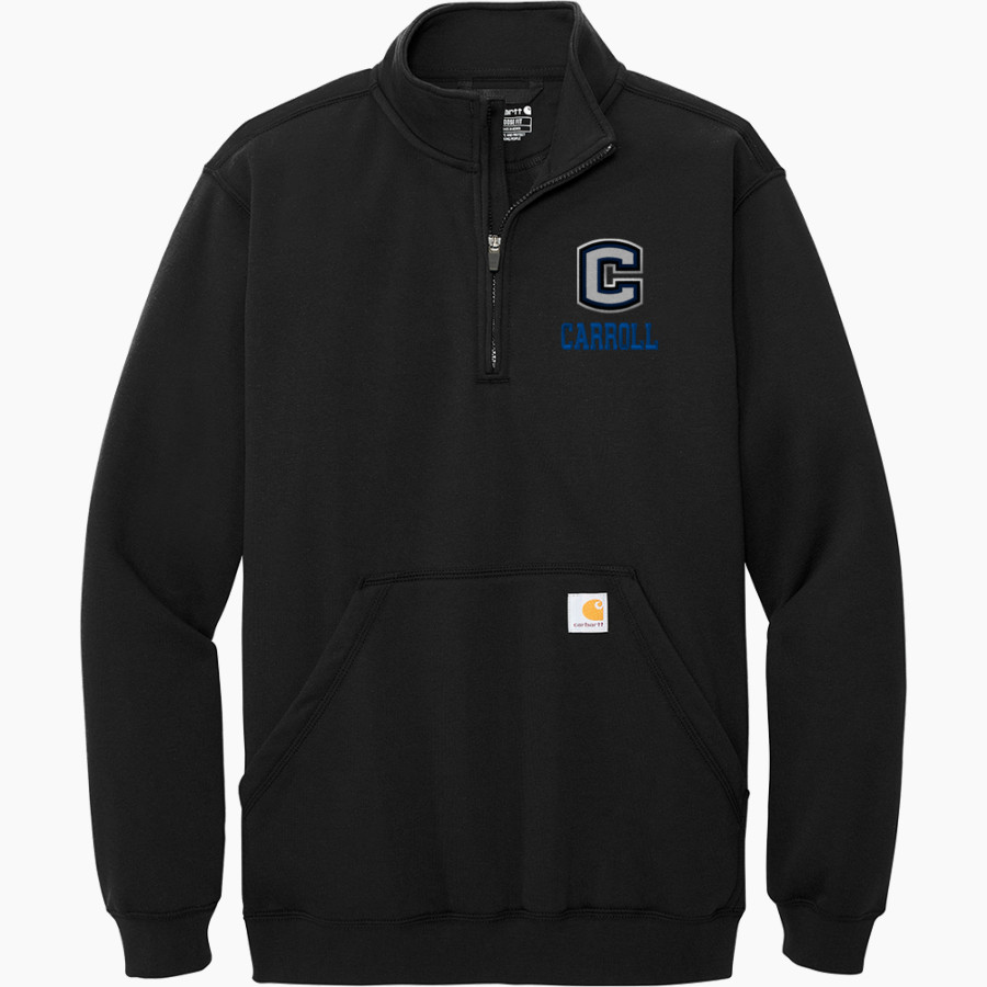 CARROLL HIGH SCHOOL COUGARS <span class="pdp-name-mascot">CARROLL COUGARS</span> Carhartt Men's Midweight 1/4-Zip Mock Neck Sweatshirt