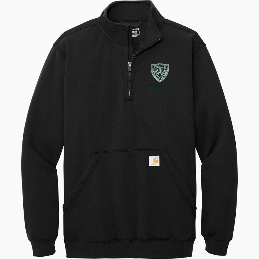NYC Police Athletic League Online Store <span class="pdp-name-mascot">New York City PAL</span> Carhartt Men's Midweight 1/4-Zip Mock Neck Sweatshirt