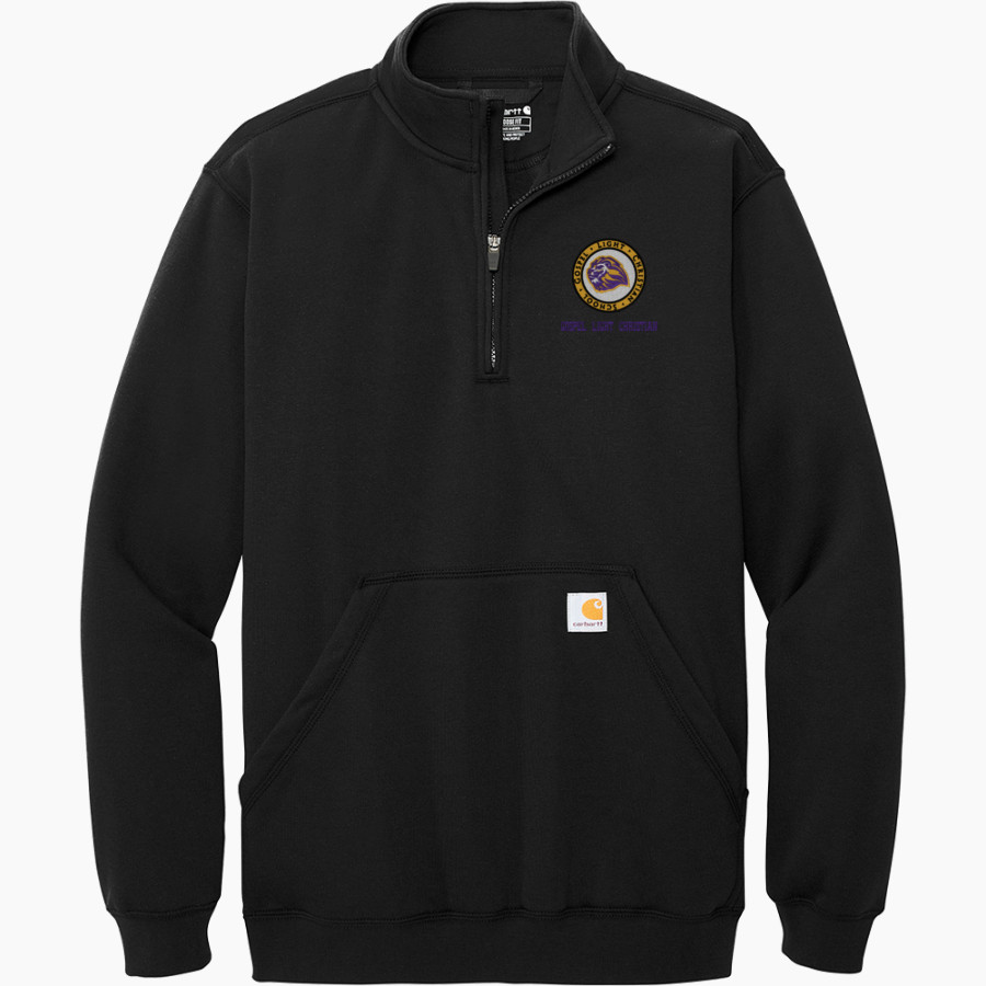 Gospel Light Christian Lions <span class="pdp-name-mascot">Gospel Light Christian School Lions</span> Carhartt Men's Midweight 1/4-Zip Mock Neck Sweatshirt