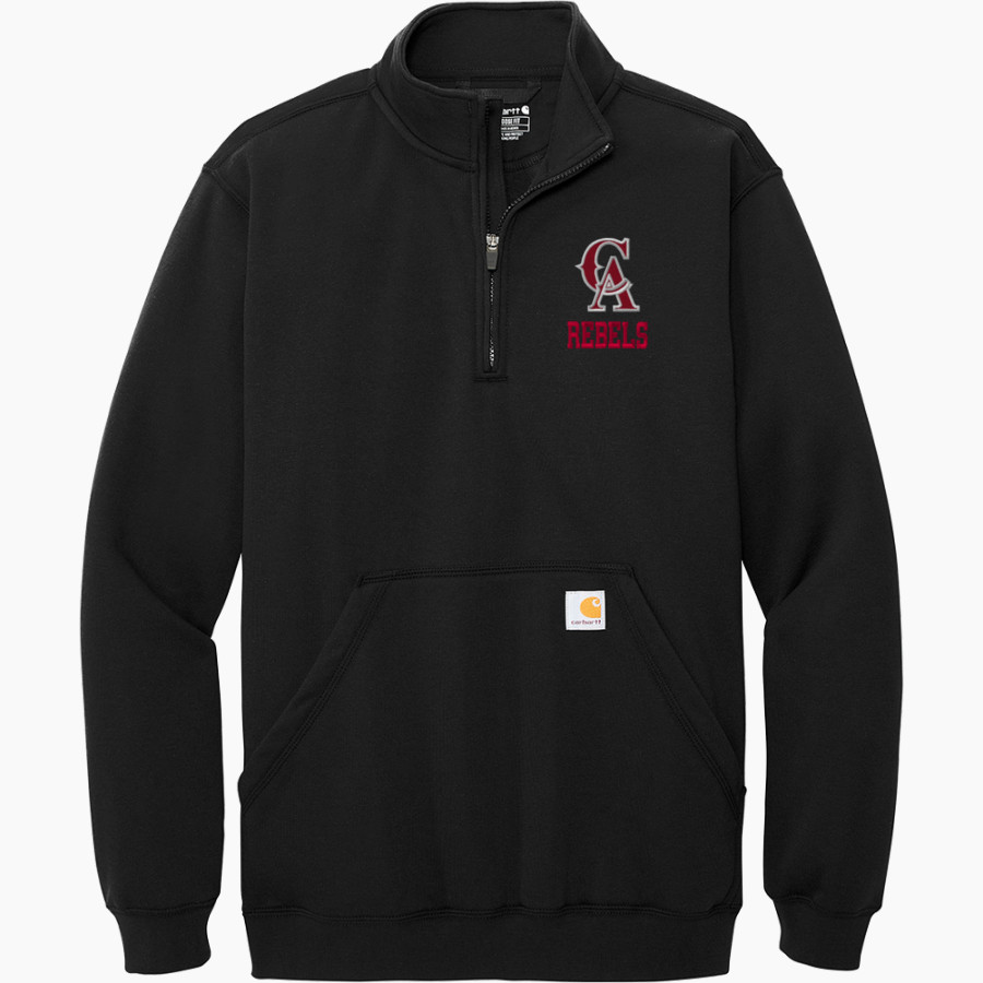 Carroll Rebels <span class="pdp-name-mascot">Carroll</span> Carhartt Men's Midweight 1/4-Zip Mock Neck Sweatshirt