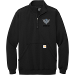 CHEYENNE EAST HIGH SCHOOL THUNDERBIRDS <span class="pdp-name-mascot">CHEYENNE EAST THUNDERBIRDS</span> Carhartt Men's Midweight 1/4-Zip Mock Neck Sweatshirt Front Thumbnail