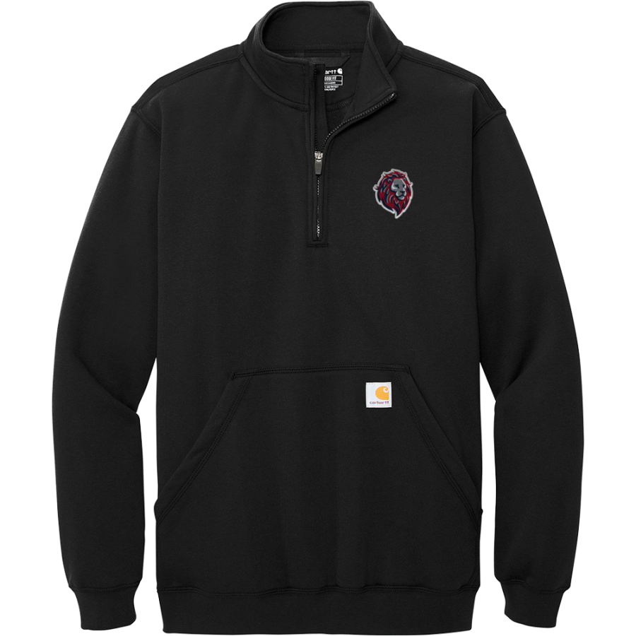 Cornerstone Lions <span class="pdp-name-mascot">Cornerstone Christian Lions</span> Carhartt Men's Midweight 1/4-Zip Mock Neck Sweatshirt