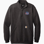NIAAA - Carhartt Men's Midweight 1/4-Zip Mock Neck Sweatshirt Front Thumbnail