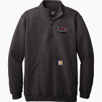 Keys Cougars Carhartt Men's Midweight 1/4-Zip Mock Neck Sweatshirt Front Thumbnail