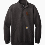 Forest Lake Rangers Carhartt Men's Midweight 1/4-Zip Mock Neck Sweatshirt Front Thumbnail