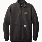 Minnesota State University Mankato <span class="pdp-name-mascot">Minnesota State Mavericks</span> Carhartt Men's Midweight 1/4-Zip Mock Neck Sweatshirt Front Thumbnail