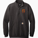 FORT LEE BRIDGEMEN ATHLETICS <span class="pdp-name-mascot">Fort Lee High School Bridgemen Athletics</span> Carhartt Men's Midweight 1/4-Zip Mock Neck Sweatshirt Front Thumbnail