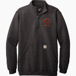 Crater Comets <span class="pdp-name-mascot">Crater Comets</span> Carhartt Men's Midweight 1/4-Zip Mock Neck Sweatshirt Front Thumbnail