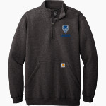 Lebanon Blue Devils <span class="pdp-name-mascot">Lebanon Blue Devils</span> Carhartt Men's Midweight 1/4-Zip Mock Neck Sweatshirt Front Thumbnail