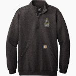 Akins Eagles <span class="pdp-name-mascot">Akins Eagles</span> Carhartt Men's Midweight 1/4-Zip Mock Neck Sweatshirt Front Thumbnail