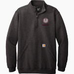 Fordham Prep Rams Online Store Carhartt Men's Midweight 1/4-Zip Mock Neck Sweatshirt Front Thumbnail