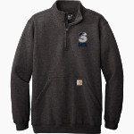 Smith Bears <span class="pdp-name-mascot">SMITH COLLEGE BEARS</span> Carhartt Men's Midweight 1/4-Zip Mock Neck Sweatshirt Front Thumbnail