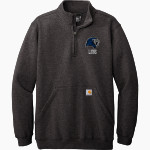 Linwood School Lions Carhartt Men's Midweight 1/4-Zip Mock Neck Sweatshirt Front Thumbnail