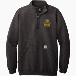 Central Christian Tigers Carhartt Men's Midweight 1/4-Zip Mock Neck Sweatshirt Front Thumbnail