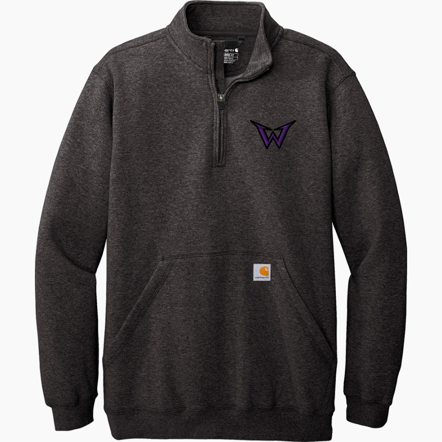Warrenton Warriors Carhartt Men's Midweight 1/4-Zip Mock Neck Sweatshirt