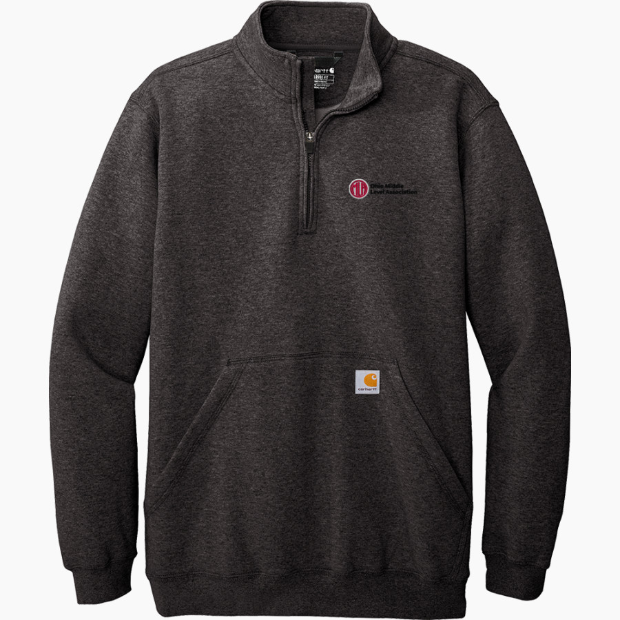 Ohio Middle Level Association Carhartt Men's Midweight 1/4-Zip Mock Neck Sweatshirt