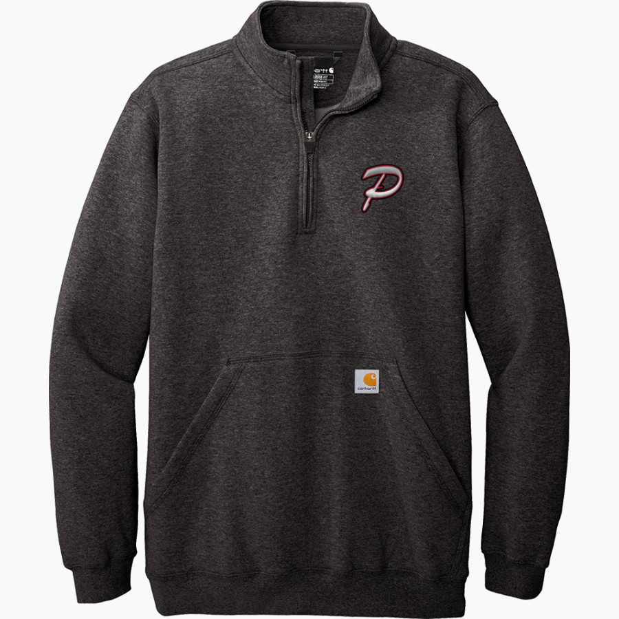 Pulaski Red Raiders <span class="pdp-name-mascot">Pulaski Red Reaiders</span> Carhartt Men's Midweight 1/4-Zip Mock Neck Sweatshirt