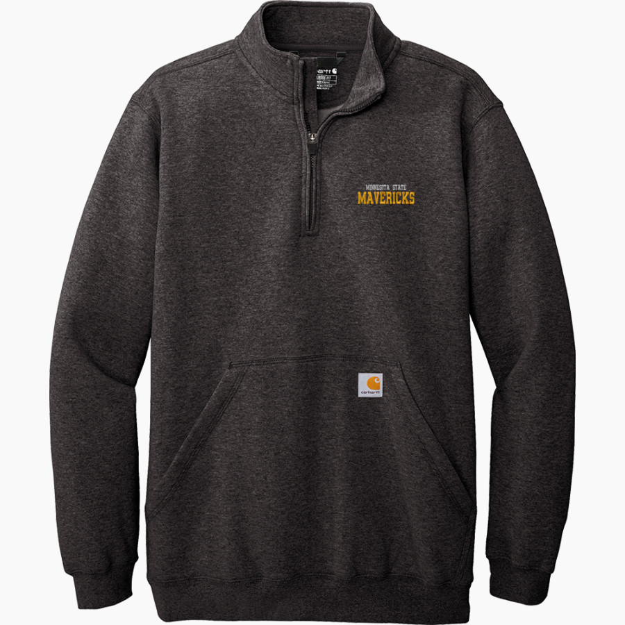 Minnesota State University Mankato <span class="pdp-name-mascot">Minnesota State Mavericks</span> Carhartt Men's Midweight 1/4-Zip Mock Neck Sweatshirt