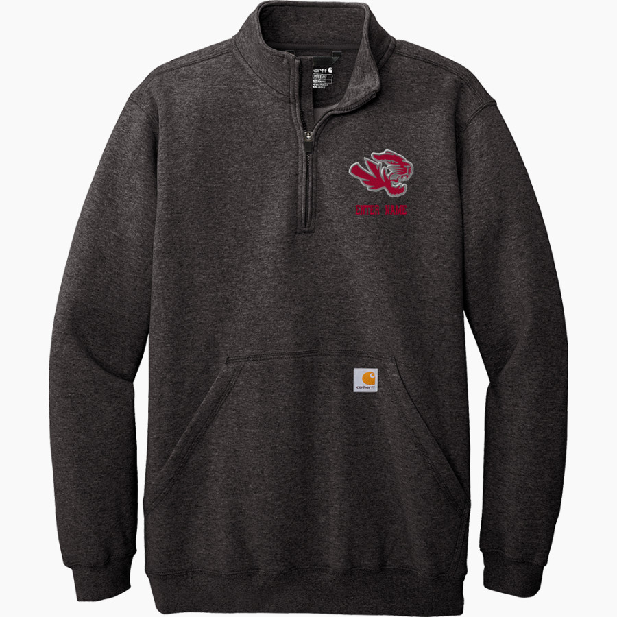 FISHERS HIGH SCHOOL TIGERS <span class="pdp-name-mascot">FISHERS TIGERS</span> Carhartt Men's Midweight 1/4-Zip Mock Neck Sweatshirt