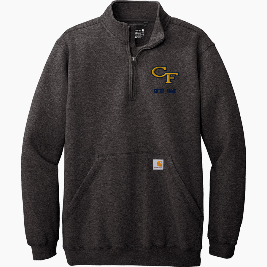 Cape Fear Colts <span class="pdp-name-mascot">Cape Fear Colts</span> Carhartt Men's Midweight 1/4-Zip Mock Neck Sweatshirt