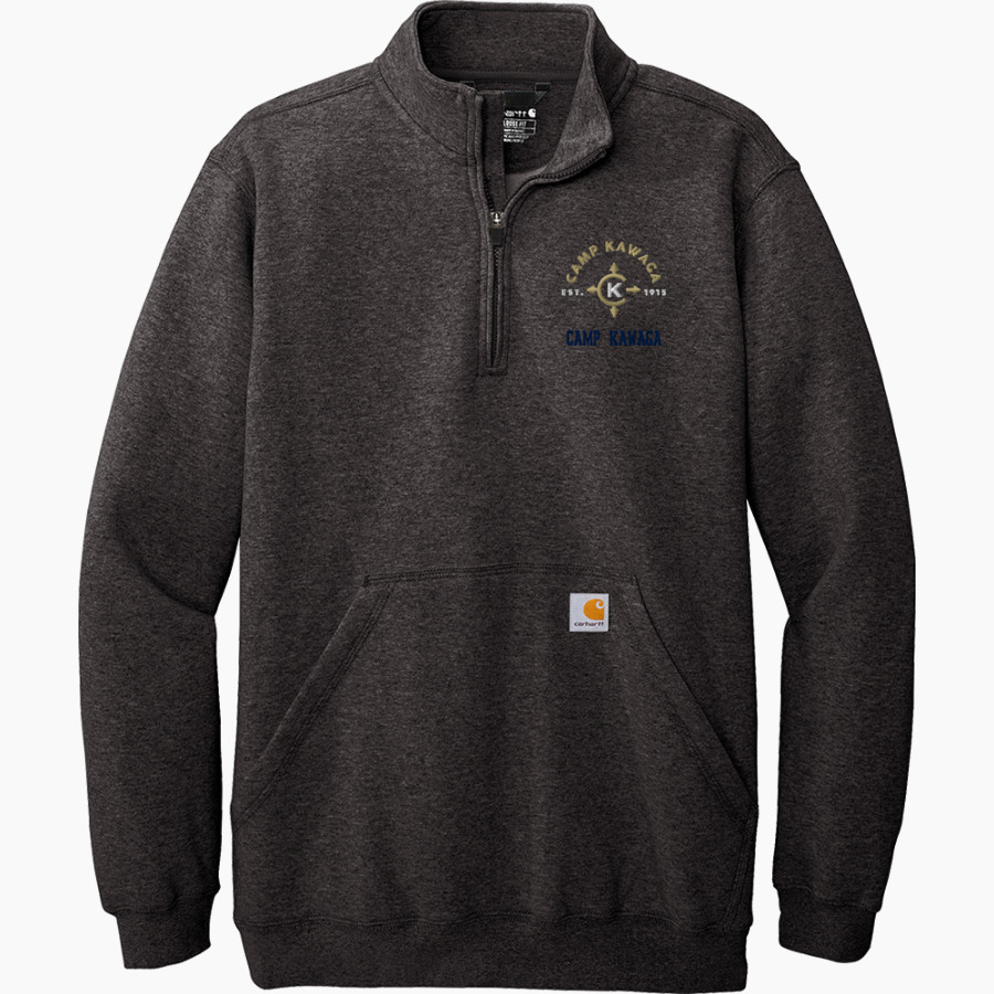 Camp Kawaga Sideline Store <span class="pdp-name-mascot">Camp Kawaga</span> Carhartt Men's Midweight 1/4-Zip Mock Neck Sweatshirt
