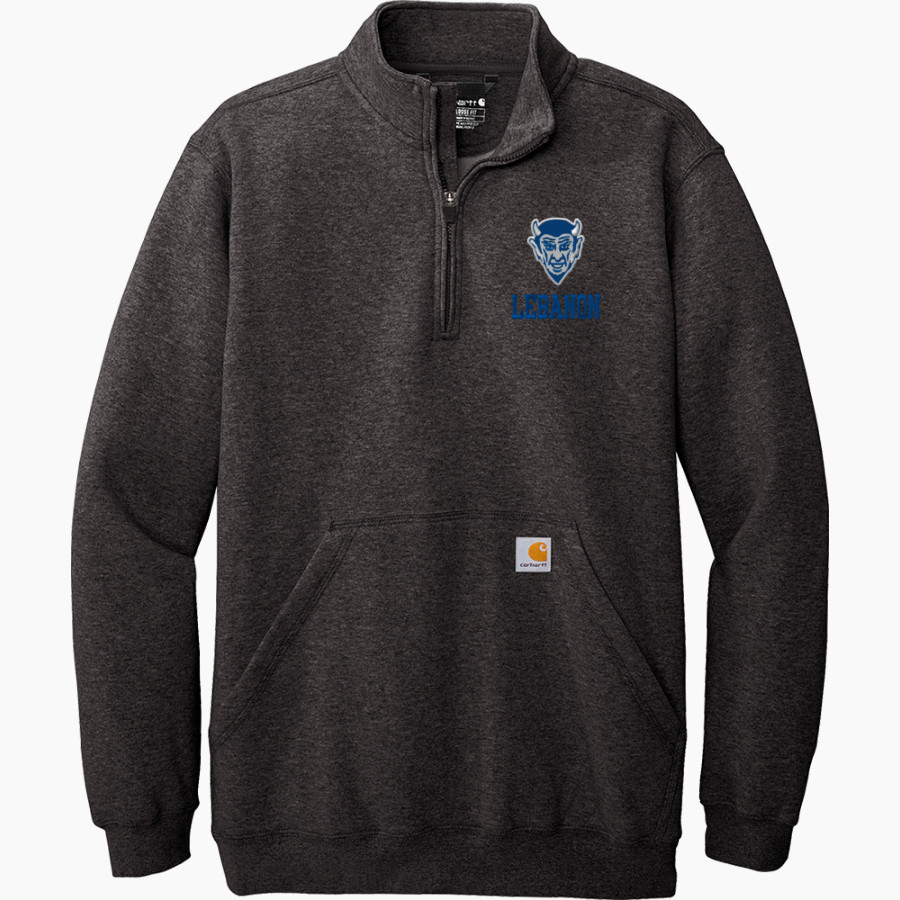 Lebanon Blue Devils <span class="pdp-name-mascot">Lebanon Blue Devils</span> Carhartt Men's Midweight 1/4-Zip Mock Neck Sweatshirt