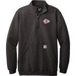 Fox Middle School Fox <span class="pdp-name-mascot">Fox Middle School Braves</span> Carhartt Men's Midweight 1/4-Zip Mock Neck Sweatshirt Front Thumbnail