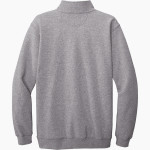 Head-Royce Jayhawks Carhartt Men's Midweight 1/4-Zip Mock Neck Sweatshirt Back Thumbnail