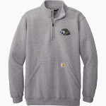 Calvary Lions Carhartt Men's Midweight 1/4-Zip Mock Neck Sweatshirt Front Thumbnail
