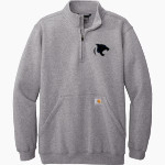 Saint Croix Central Panthers Carhartt Men's Midweight 1/4-Zip Mock Neck Sweatshirt Front Thumbnail
