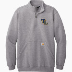 Terra Linda Trojans Carhartt Men's Midweight 1/4-Zip Mock Neck Sweatshirt Front Thumbnail