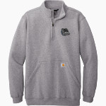 SULLIVAN WEST HIGH SCHOOL BULLDOGS <span class="pdp-name-mascot">SULLIVAN WEST BULLDOGS</span> Carhartt Men's Midweight 1/4-Zip Mock Neck Sweatshirt Front Thumbnail