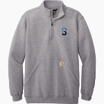 Springbrook Blue Devils <span class="pdp-name-mascot">Springbrook Blue Devils</span> Carhartt Men's Midweight 1/4-Zip Mock Neck Sweatshirt Front Thumbnail