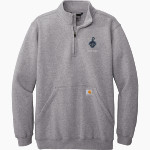 Liberty Christian Warriors <span class="pdp-name-mascot">Liberty Christian Warriors</span> Carhartt Men's Midweight 1/4-Zip Mock Neck Sweatshirt Front Thumbnail