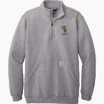 SAINT BONAVENTURE HIGH SCHOOL SERAPHS <span class="pdp-name-mascot">SAINT BONAVENTURE SERAPHS</span> Carhartt Men's Midweight 1/4-Zip Mock Neck Sweatshirt Front Thumbnail