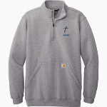 Crossroads Community Church Community Church <span class="pdp-name-mascot">Crossroads Community Church Community Church</span> Carhartt Men's Midweight 1/4-Zip Mock Neck Sweatshirt Front Thumbnail