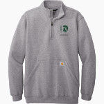 LAUREL HIGH SCHOOL SPARTANS <span class="pdp-name-mascot">LAUREL SPARTANS</span> Carhartt Men's Midweight 1/4-Zip Mock Neck Sweatshirt Front Thumbnail