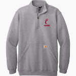 CHATHAM HIGH SCHOOL PANTHERS Carhartt Men's Midweight 1/4-Zip Mock Neck Sweatshirt Front Thumbnail
