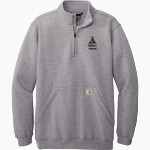 Doane Stuart Thunderchickens Thunderchickens <span class="pdp-name-mascot">Doane Stuart Thunderchickens</span> Carhartt Men's Midweight 1/4-Zip Mock Neck Sweatshirt Front Thumbnail