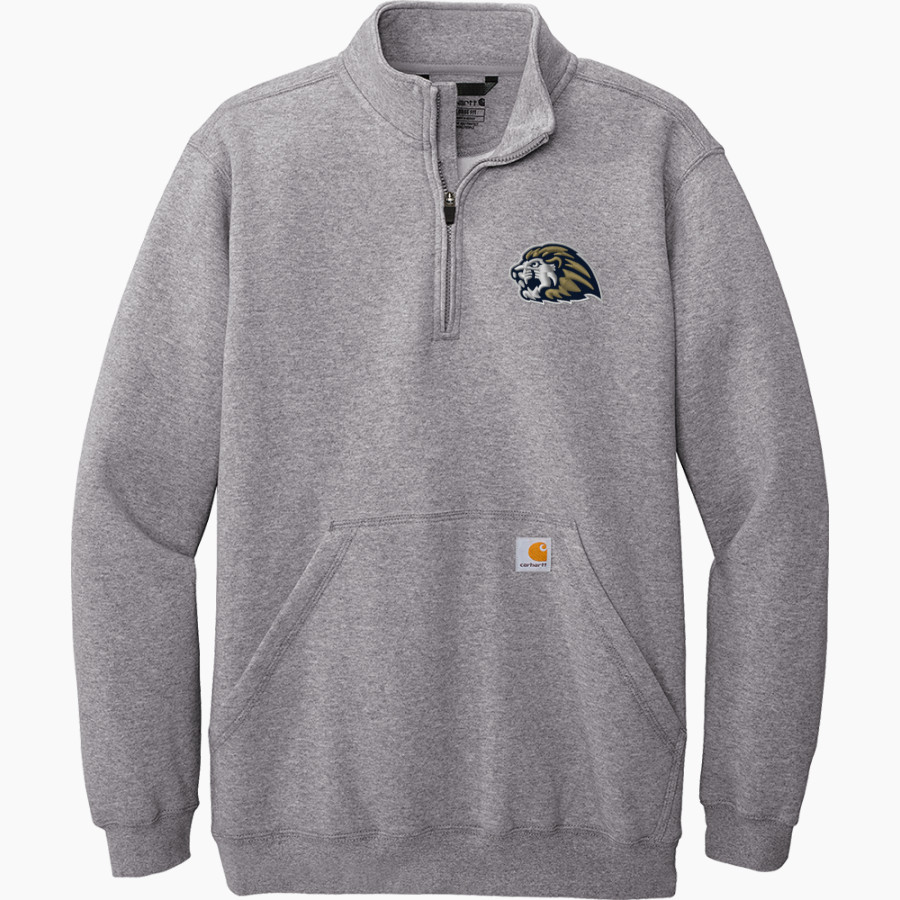 Calvary Lions Carhartt Men's Midweight 1/4-Zip Mock Neck Sweatshirt