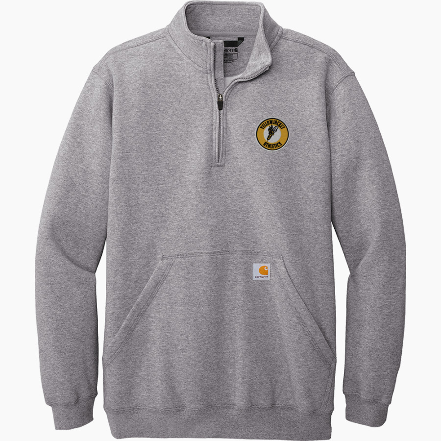 Superior Yellowjackets <span class="pdp-name-mascot">UW Superior Yellowjackets</span> Carhartt Men's Midweight 1/4-Zip Mock Neck Sweatshirt
