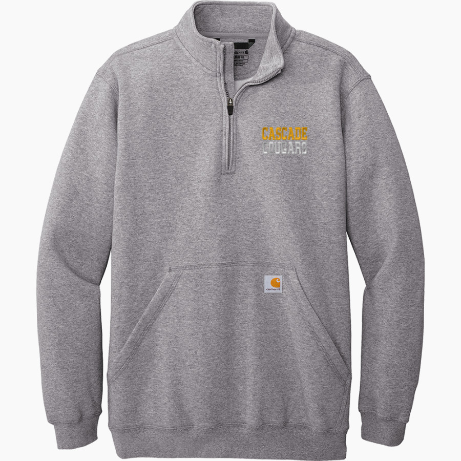 CASCADE HIGH SCHOOL COUGARS <span class="pdp-name-mascot">CASCADE COUGARS</span> Carhartt Men's Midweight 1/4-Zip Mock Neck Sweatshirt