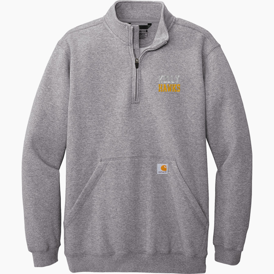 Kelly Hawks <span class="pdp-name-mascot">Kelly Hawks</span> Carhartt Men's Midweight 1/4-Zip Mock Neck Sweatshirt