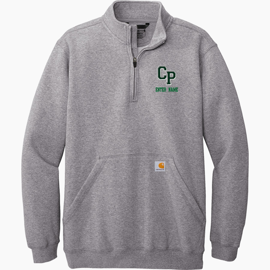 THE HOP SHOP FROGS Carhartt Men's Midweight 1/4-Zip Mock Neck Sweatshirt