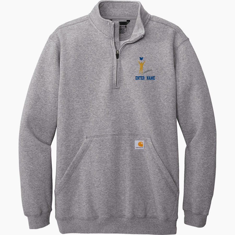 Mountain View Academy Mustangs <span class="pdp-name-mascot">Mountain View Academy Mustangs</span> Carhartt Men's Midweight 1/4-Zip Mock Neck Sweatshirt