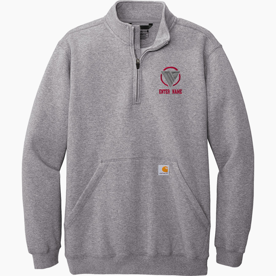 MainStreet Fitness MainStreet Fitness <span class="pdp-name-mascot">MainStreet Fitness</span> Carhartt Men's Midweight 1/4-Zip Mock Neck Sweatshirt