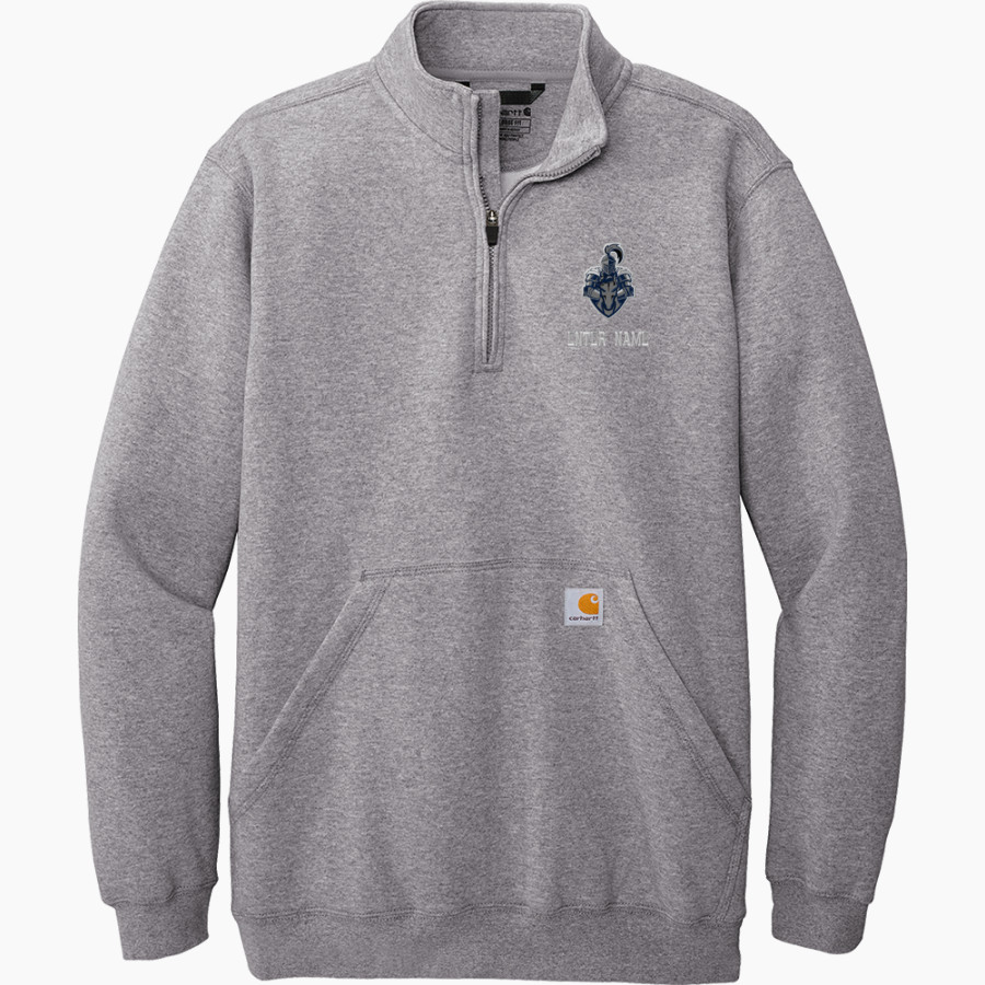 Liberty Christian Warriors <span class="pdp-name-mascot">Liberty Christian Warriors</span> Carhartt Men's Midweight 1/4-Zip Mock Neck Sweatshirt